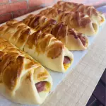 Frango e calabresa massa assada