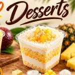 Pastel de Pote Pina  - Bolo abacaxi