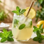 Limonada con hierbabuena