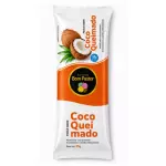 Picolé ao leite - coco queimado