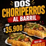 2 Choriperros al barril
