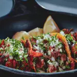 Tacos Deshebrada con queso (x3)