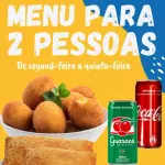 Menu Pastel p/ 2 pessoas 😍