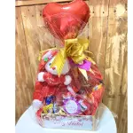 Cesta natal com urso