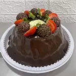 Bolo vulcão