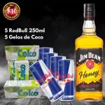 Combo Jim Beam Honey com RedBull