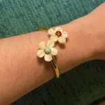 Pulsera rígida Flores Mixta