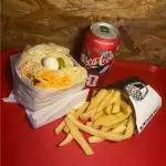 Hambúrguer (a sua escolha) + Fritas