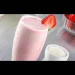 Fresa con leche