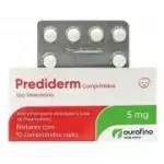 PREDIDERM 5MG - BLISTER 10 COMP