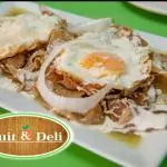 CHILAQUILES CON POLLO Y HUEVO
