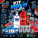 Combo Absolut + Baly2L + Gelo