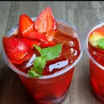 Fresa con soda