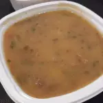 Creme de Mandioca com carne