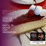PASTEL DE QUESO CON ZARZAMORA (Rebanada)