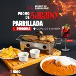 Sábado parrillada para 2 personas