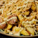 SALCHIPAPA CINCO CARNES