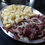 Carne seca c/aipim