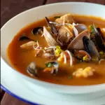 SOPA DE ALMEJA U OSTIÓN