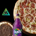Promoção de pizza gigante+ uma doce