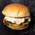 Smash onion burger