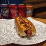 Dog de frango cremoso