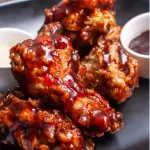 ALITAS DE POLLO A LA BBQ