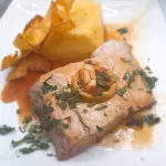 Salmon a la mantequilla