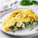 Omelete de espinaca