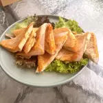 SANDWICHITOS DE QUESO Y JAMON DE PAV