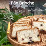 Pão Brioche - Sem glúten e lácteos