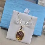 Cadena de Óvalo en Ambar