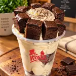 Malteada Café brownie