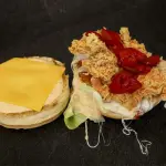 Mozzarella Burger with Jalapeno