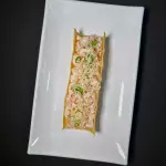 Miscroki de salmão grelhado