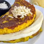 Cachapa con queso