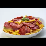 Calabresa com fritas