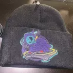 Stitched SS DJ Logo Beanie (Black)