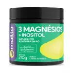 3 Magnésios + Inositol em pó 210g