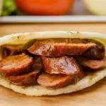 Arepa con Chorizo