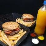 2 HAMBURGUESAS+ 1 BEBIDA DE 1 LITRO