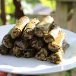 Hojas de parra vegetarianas (5)