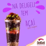 Açaí no copo em camadas