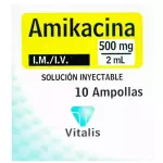 AMIKACINA 500MG SOLUCION INYECTABLE