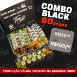 PROMO SEGUNDA | COMBO BLACK 60 PEÇAS