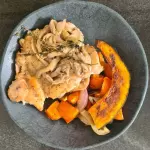 Pollo con hongos