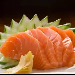 10 sashimi de salmao