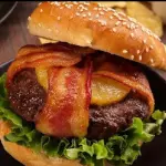 Hamburguesa tocino