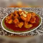 Camarones  con piña