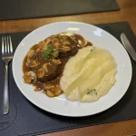 Risoto de parmesão c/ mignon